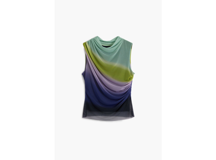T-Shirt Sans Manches En Maille – Femme