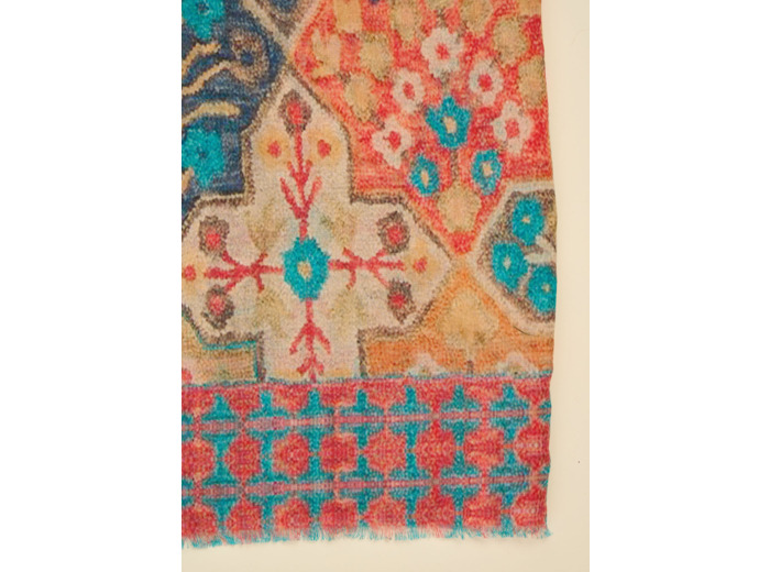 Foulard inspiration ethnique coloré