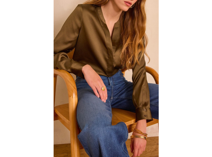 Blouse satinée MARIE