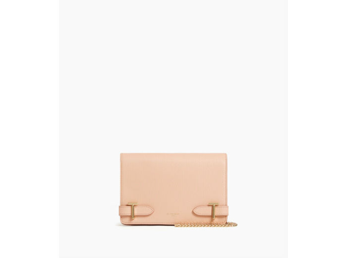 Petit sac bandoulière Emilie en cuir signature T