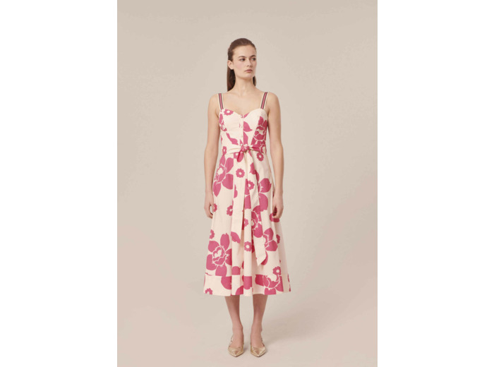 Robe Raquelina Champagne en Coton