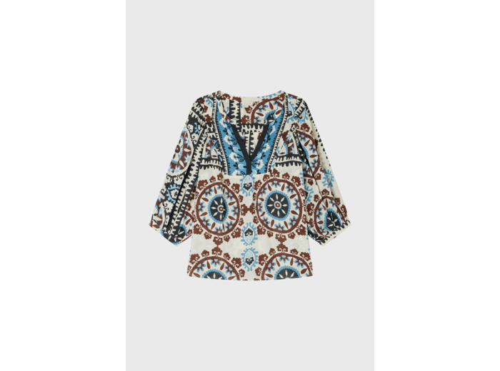 Blouse fluide imprimée - ALIANORE