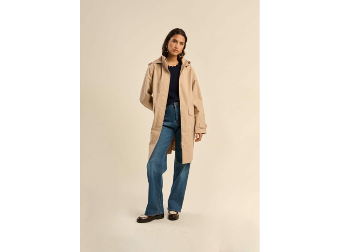 Parka déperlante à capuche