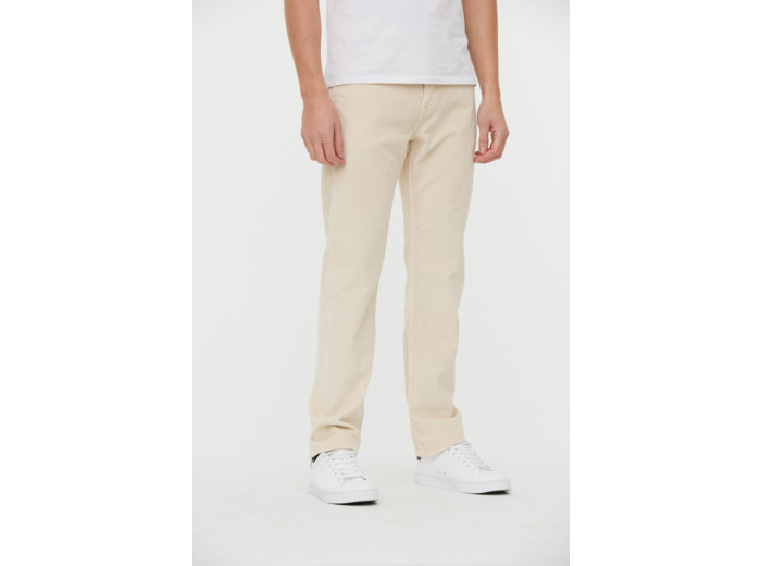 Pantalon taille haute, coupe confort en velours côtelé