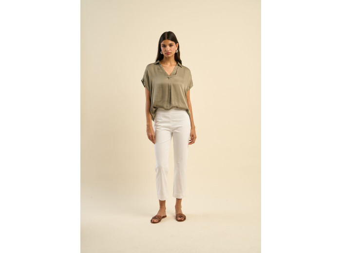 Pantalon 7/8ème à pinces
