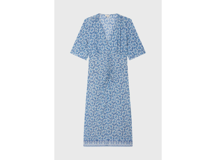 Robe midi cintrée à fleurs - ERWINN