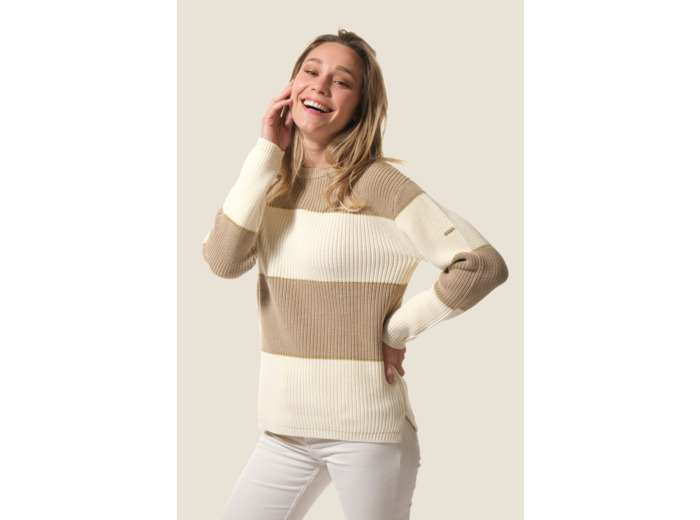 Pull femme col rond Zambia