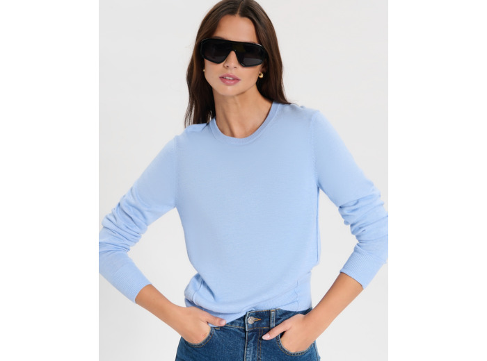 Pull Puccino Bleu Ciel en Polyamide