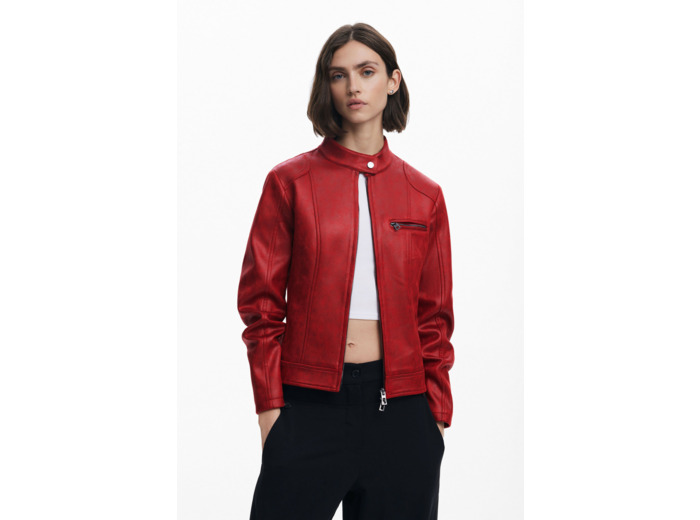 Veste En Similicuir – Femme