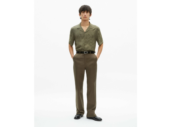Pantalon large brown