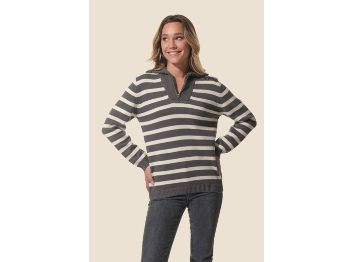 Pull femme col camionneur Vozia