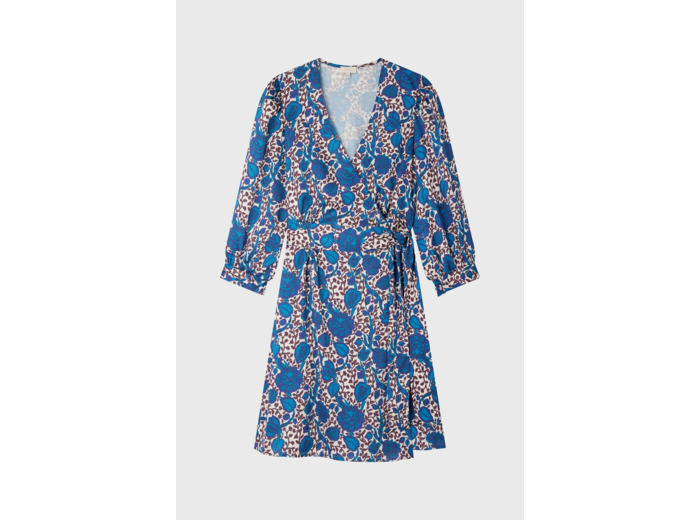 Robe portefeuille imprimée - ESSYA