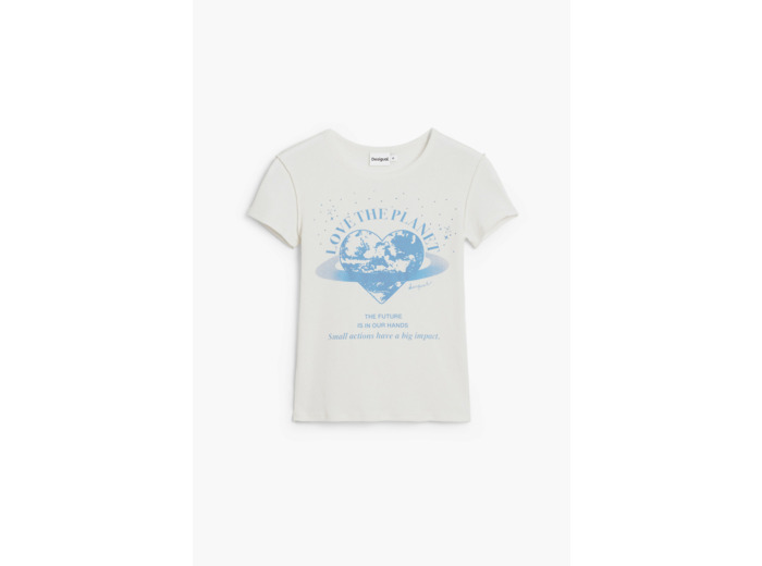 T-Shirt À Manches Courtes En Maille – Femme