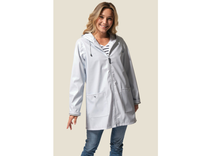 Ciré métallisé femme mi-long Helena