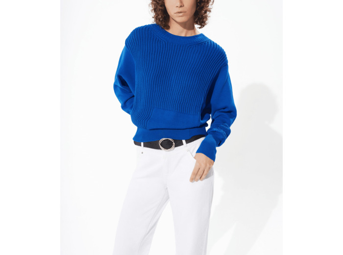 Pull bleu roi