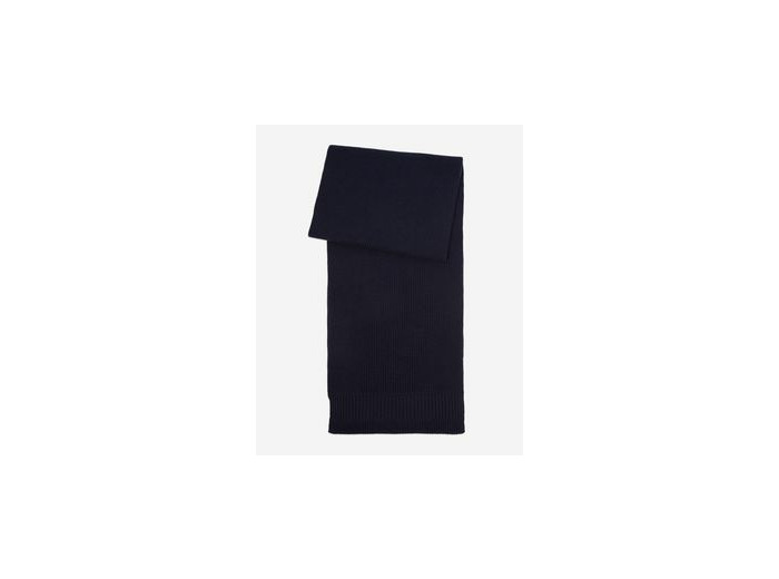 Écharpe en laine bleue dark blue