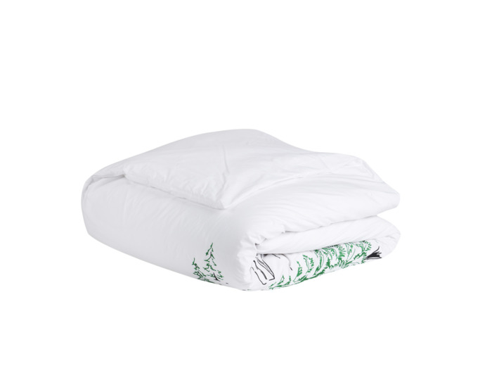Housse de couette Hiver | Percale brodée | Tradition des Vosges