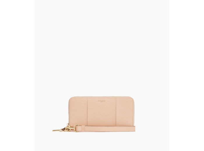 Compagnon zippé Juliette en cuir grainé