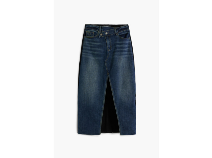 Jupe Mi-Longue En Denim – Femme