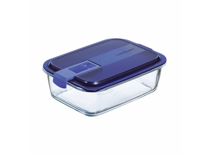 Boite rectangulaire 122cl bleu Easy Box