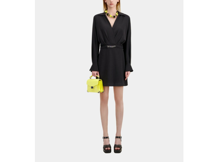 Robe Courte A Manches Longues black