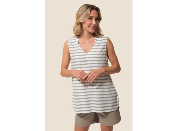 Débardeur femme col V Makamba
