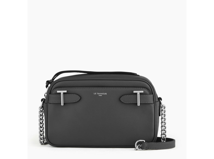 Sac bandoulière Laura en cuir lisse