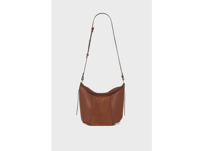 Sac seau en cuir velours - MYA