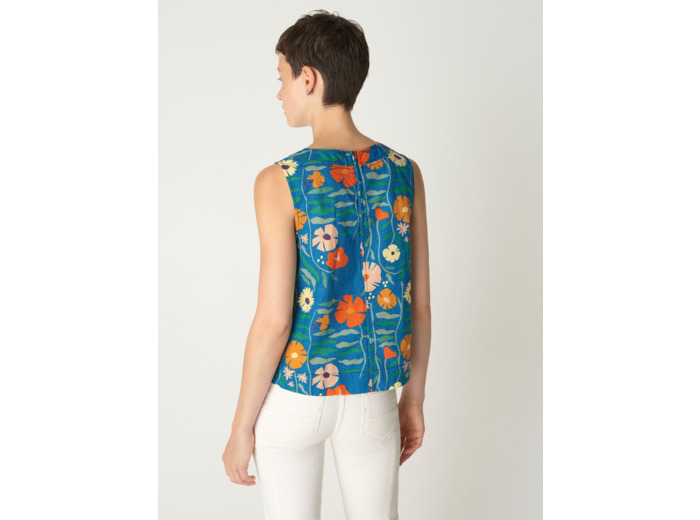 Débardeur lana botanic denim