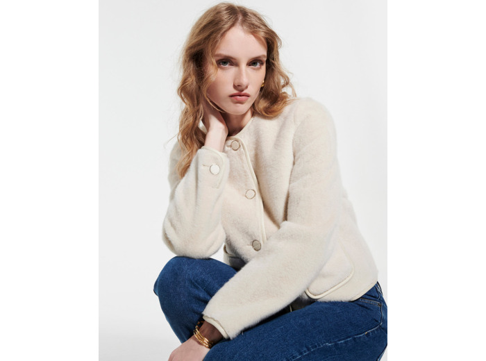 Veste Verveine Ecru en Polyester