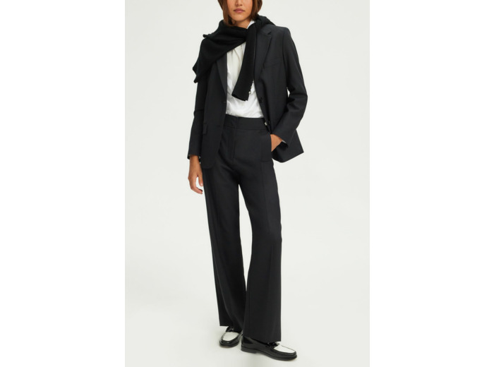 Pantalon large à boutons en strass - NADA