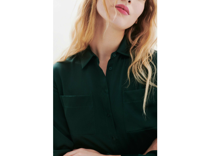 Chemise jeanne b 100% soie