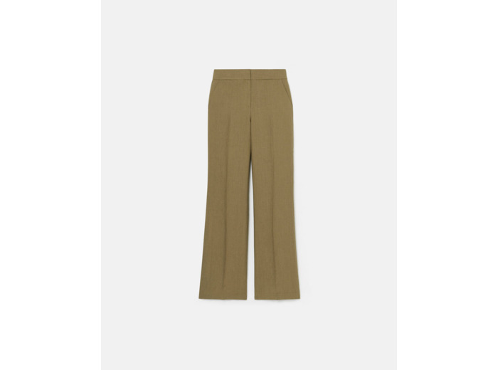 Pantalon Pervenche Kaki en Lin