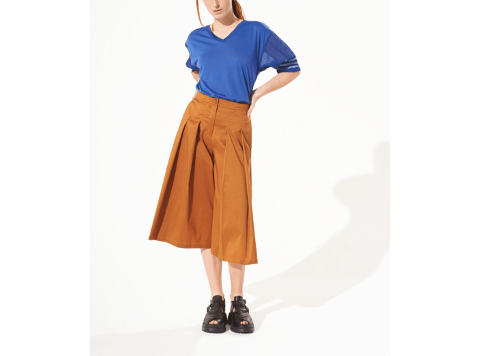 Pantalon large muscade