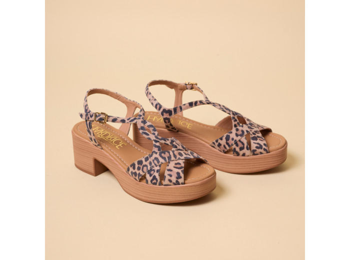 Sandales Femme Chani Leopard