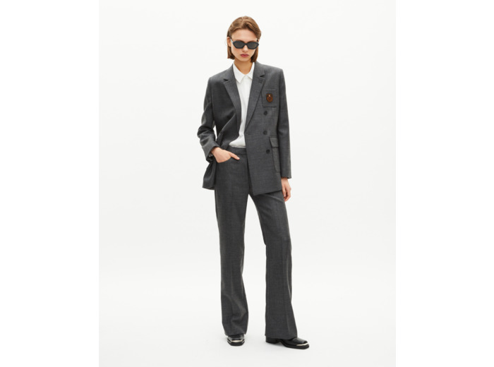 Veste tailleur gris foncé black