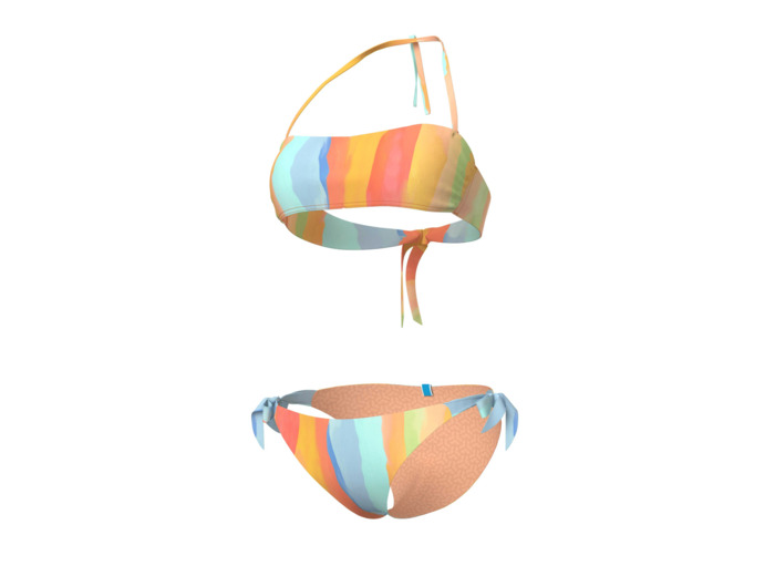 Bikini bandeau arena Water Print pour femmes