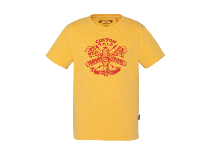 T-shirt col rond imprimé biker TSBRIDGER SCHOTT