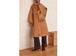 Manteau long en laine DAHLIA