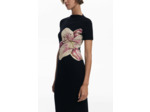 Robe À Manches Courtes En Maille – Femme