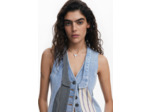 Gilet Sans Manches En Tissu – Femme
