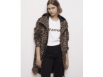 Parka leopard waterproof print leopard