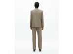 Veste de costume droite large beige melange
