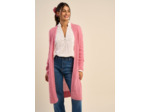 Gilet mi-long ouvert