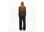 Chemise à pois noire black white