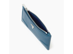 Porte cartes zippé Romy en cuir grainé