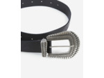 Ceinture en cuir noir black
