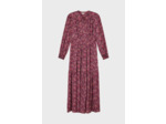 Robe longue cintrée à fleurs -SALIANE