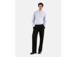 Chemise a manches longues col classique blue white
