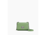 Mini sac bandoulière Eva en cuir grain caviar